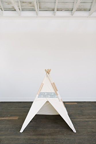 Designer 5 foot Kids Play Teepee - NATURAL GREY ARROW