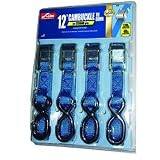 S-line - SL101 1" X 12' Cambuckle Tie Down Straps- Pack of 4
