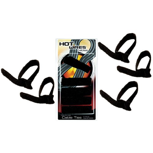 On Stage CTA6600 Velcro Cable Ties - 5 Pack, Black