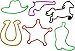 Cowboy Wild West Rubber Bands Sheriff Gun Gifts 24 Pack – Magic Bandz