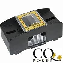 CQ Standard Automatic Card Shuffler - Shuffles Up to 2 Decks