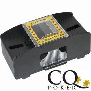 CQ Standard Automatic Card Shuffler - Shuffles Up to 2 Decks
