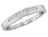 Diamond Wedding Ring 1/8 (ct) in White Gold