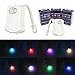 HeyMate Motion Activated Toilet Night light 8 Changing Color LED Toilet Bowl Light