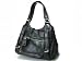 Sports : Moderne Damen Ledertasche, schwarz