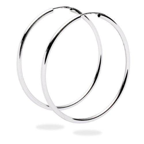 Rafaela Donata Argento Classico 925 Sterling Silber Creolen  40mm 60800081 Preisvergleich