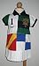 Apparel : Ralph Lauren Girls Patchwork Pleated Polo Dress w/ Multicolored Polo Pony Crest