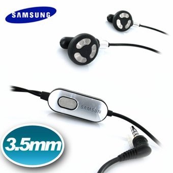 OEM Original Samsung 3.5mm Stereo Handsfree Headset Earphone for ATT BlackBerry Pearl 8110
