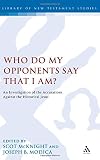Who do my opponents say I am? : an investigation of the accusations against Jesus