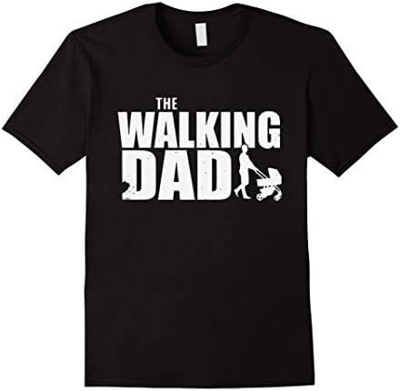Men's Mens The Walking Dad - Father's Day T-Shirt 3XL Black