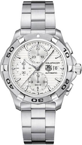 Tag Heuer Aquaracer Automatic Silver Dial Chronograph Mens Watch CAP2111.BA0833