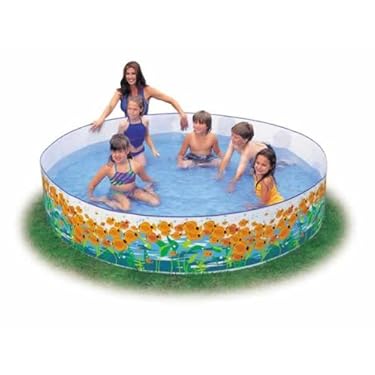 Kids Plastic Snapset Backyard Fish Swimming Pool