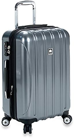 The Classic Titanium Delsey Helium Aero 21-inch Spinner Carry on Luggage