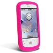 Silicone Skin Case for HTC Google G2 / T-Mobile G2 / Sapphire - Hot Pink