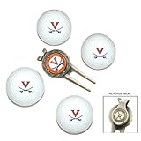 UPC 637556254061 product image for NCAA Virginia 4-Pack Team Golf Ball Gift Set | upcitemdb.com