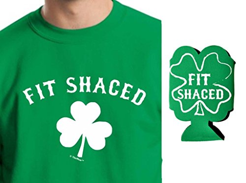 St Patrick's Day Fit Shaced Shamrock Crewneck Sweatshirt Coolie Bundle