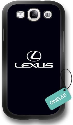 Stylish Lexus Logo Soft Rubber(TPU) Phone Case Cover for Samsung Galaxy S3(i9300) - Black