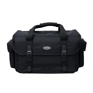 CaseCrown Deluxe AirCell Lined Carrying Case with Shoulder Strap for Panasonic SDR-S7 Camcorder