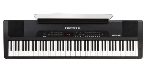 Kurzweil Mark-Pro TWOiS 88 Note Digital Piano with Track Sequencer and Speakers Fully Weighted Keys Black