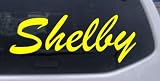 8in X 2.9in Yellow -- Shelby Car Window Wall Laptop Decal Sticker