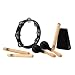 Latin Percussion World Beat Wb940 Rhythm Essentials Kit With Tambourine, Cowbell, Maracas And Claves.