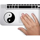 Ying Yang Symbol Decal Funny Laptop Skin Macbook Trackpad Keypad Sticker Window