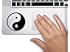 Ying Yang Symbol Decal Funny Laptop Skin Macbook Trackpad Keypad Sticker Window