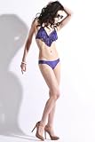 L*Space - Women's Foxy Tab Classic Cut Bottoms (Blue Iris)