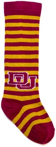 Licensed Denver University Pioneers Toddler Knee High Sock (fits shoe size 3-6)