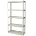 Gorilla Rack GRZR6-3618-5IMP 5-Shelf 36-by-18-by-72-Inch Shelving Unit, White