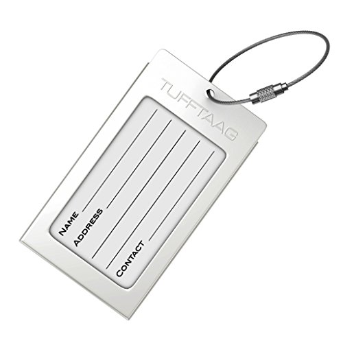 Luggage Tags Business Card Holder TUFFTAAG Travel ID Bag Tag B00GT1HB4W