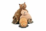 Kitchen & Housewares : Comic Cat Ornament - Funky Felines