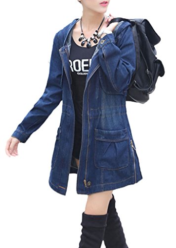 Z-SHOW™ Women's Denim Hooded