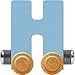 NameTrain Pastel Letter Car H - Made in USA (Blue)