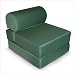 Elite Products 32-2120-602 - Hunter Green Adult Foam Sleeper Chair (Poly-Cotton)