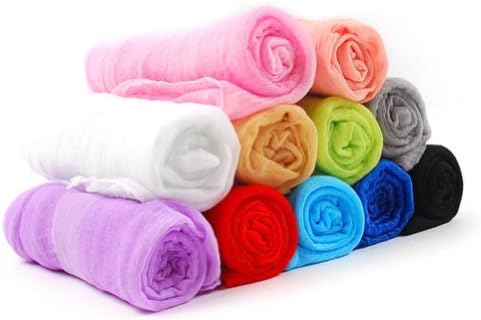 LOCOMO Multi Color Scarf Shawl Wrap Wavy Ruffle Crinkle FAF019