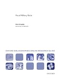 Fiscal-Military State: Oxford Bibliographies Online Research Guide