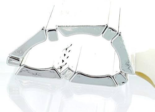 eSmart Fashion Jeweley Cool Silver Tone Capella Design Chained Elegant Bracelet for Men