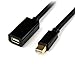 3 ft Mini DisplayPort 1.2 Video Extension Cable M/F - Mini DisplayPort 4k with HBR2 support - Mini DP Extension Cable 91 cm