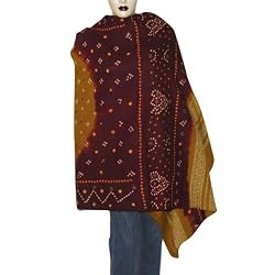 Gift for Women Tie Dye Wool Shawl 80 x 35 inches