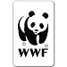 Panda WWF World Wildlife Fund sticker decal 3" x 6"