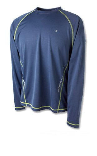Buy Champion Mens Cocona Vapor Performance Long Sleeve T-Shirt by Champion
