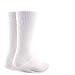 TeeHee Viscose from Bamboo Compression Knee High Socks with Rib 3-Pair (Large 10-13, White)