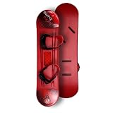 Lucky Bums Plastic Snowboard (120cm, Red)