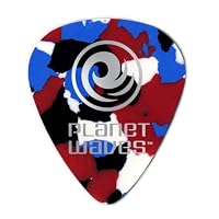 Planet Waves Multi-Color Pearl Celluloid Guitar Picks, 10 pack, Light