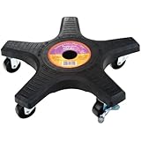 Plant Stand 18410 Down Under Plant Caddy, Black, 16-Inch