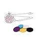 Aromatherapy Essential Oil Diffuser Necklace Tree of Life Pattern Stainless Steel Locket Pendant