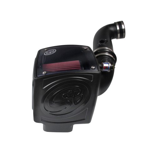 S&B 75-5058 Cold Air Intake Kit Chevy GMC Duramax Silverado Sierra (Cleanable, 8-ply Cotton Filter)