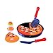 Dazzling Toys Pizza Pie Party + Cooking & Cutting Accessories Play Set Toy for Kids