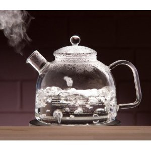 Trendglas Wasserkocher mit Glasdeckel, 1,75l